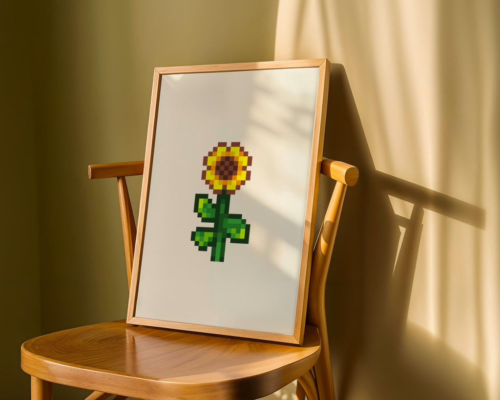 Stardew Valley Wall Art Set, Printable Pastel Flower Poster Prints, Digital Download