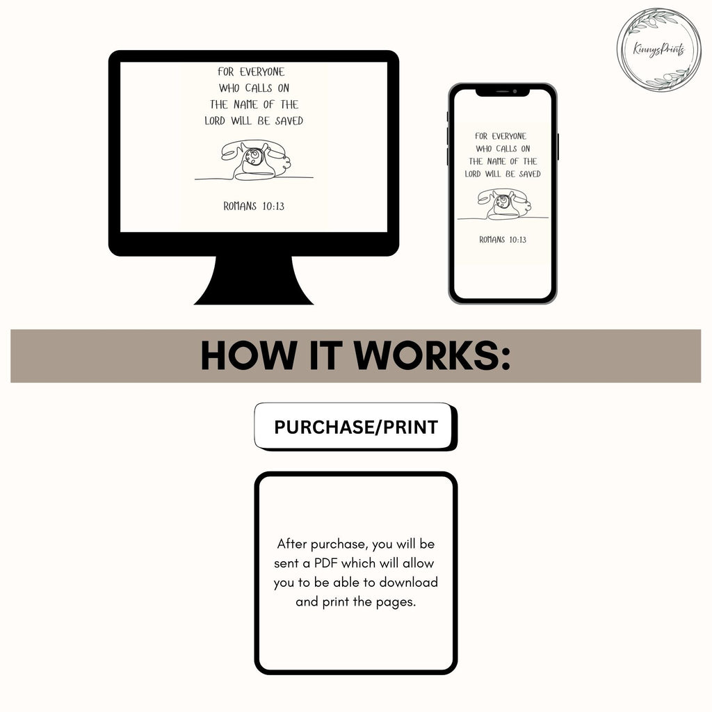 Romans 10 Bible Verse Print: Black and White Christian Wall Art, Digital Download