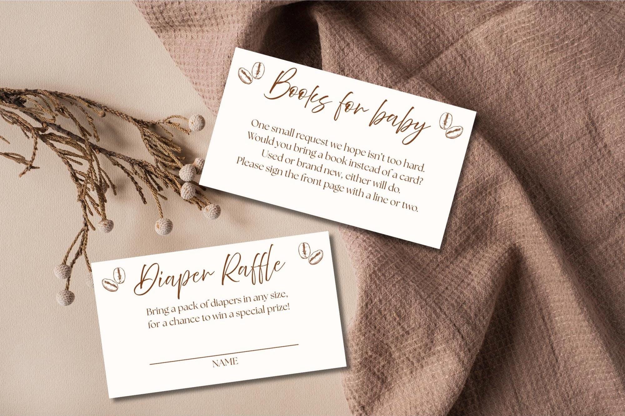 Editable Baby is Brewing Invitation Baby Shower, Brown Hand Drawn Coffee Invite Bundle Template