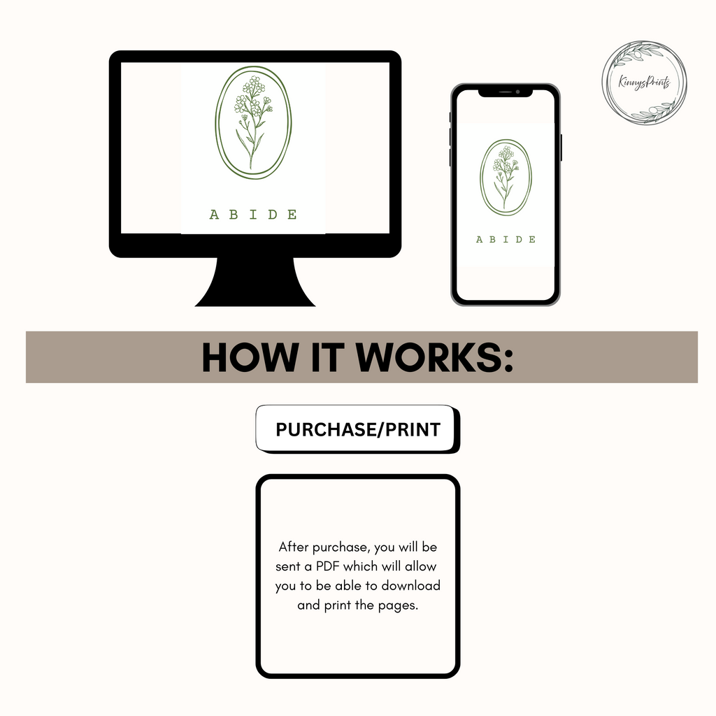 Blue Christian Wall Art Set Bedroom, Green Bible Verse Wall Print Floral, Digital Download