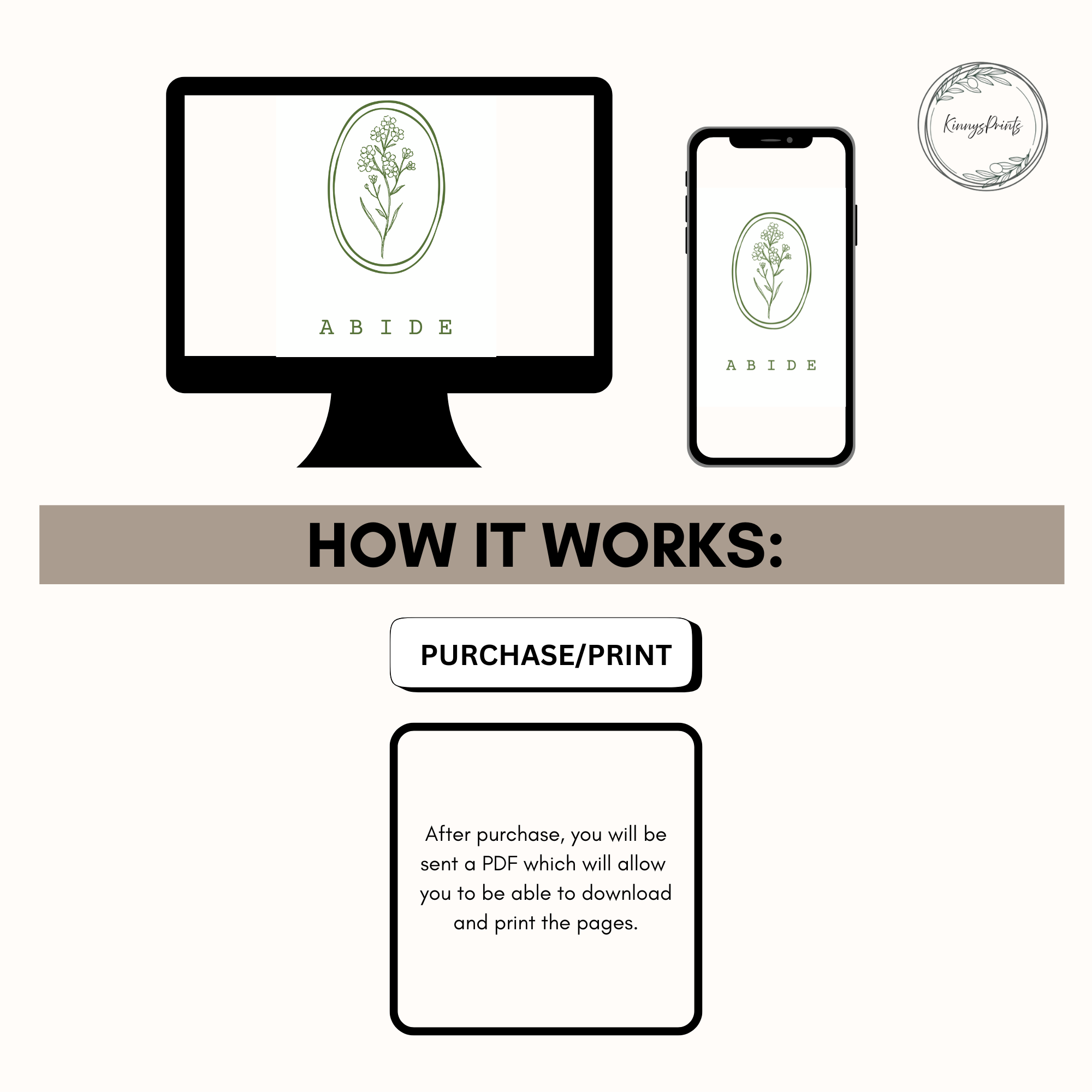 Blue Christian Wall Art Set Bedroom, Green Bible Verse Wall Print Floral, Digital Download