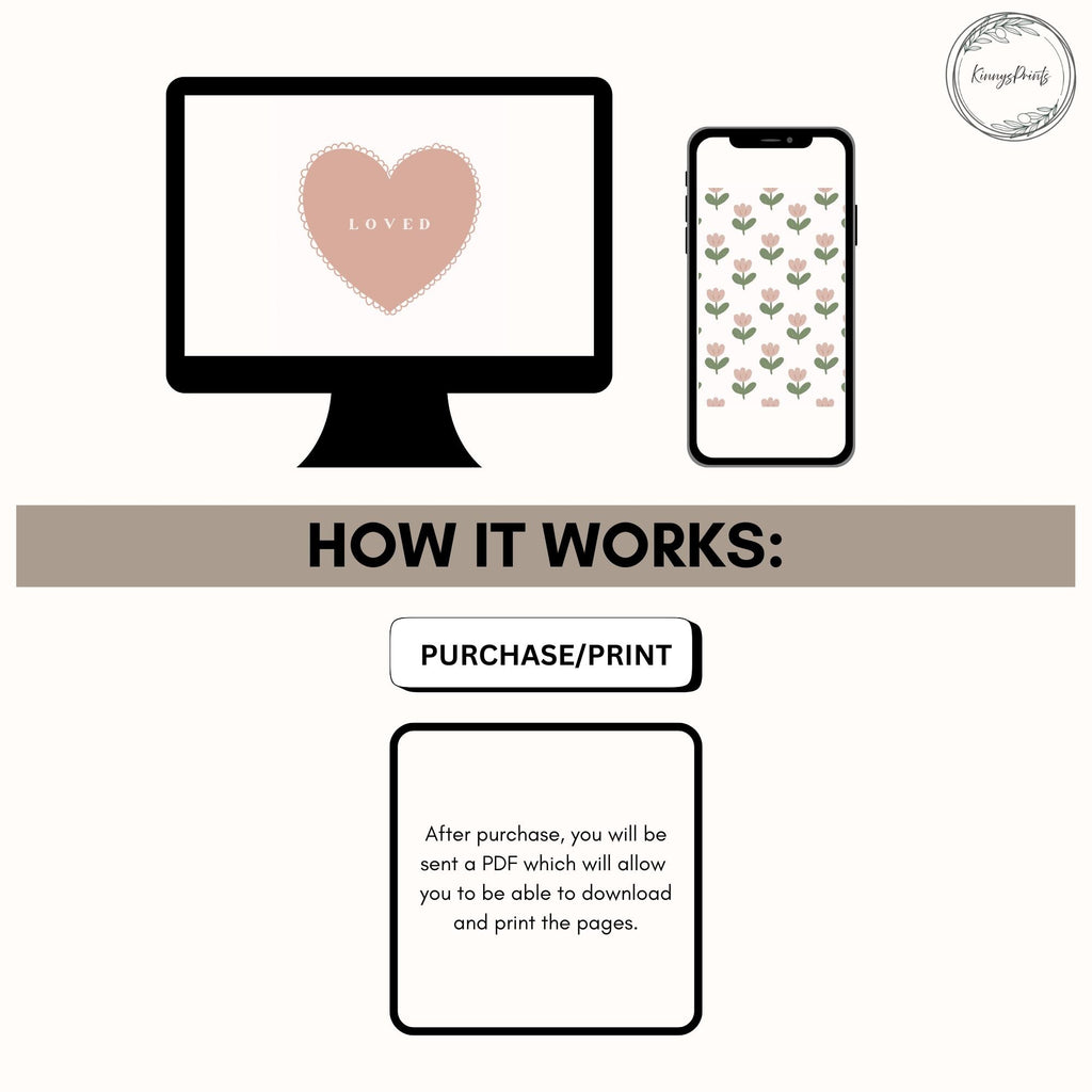 Christian Girl Nursery Wall Art,  Pink Vintage Poster Prints, Digital Download